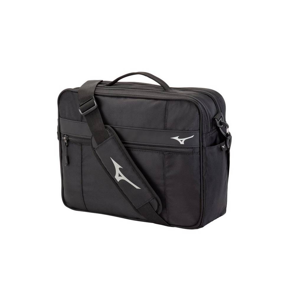 Damske Batoh Mizuno Front Office 21 Briefcase Čierne Vypredaj BTCS12830